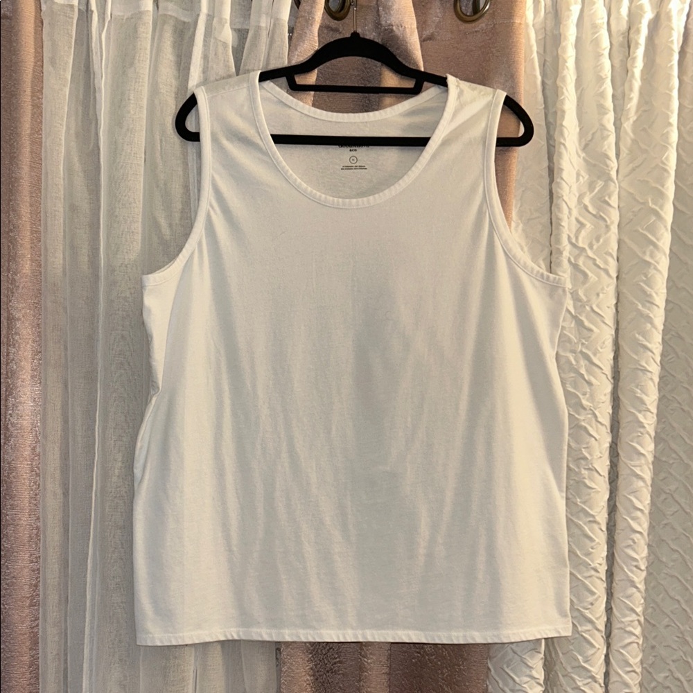 Goodfellow & Co Size XL White Sleeveless Tank